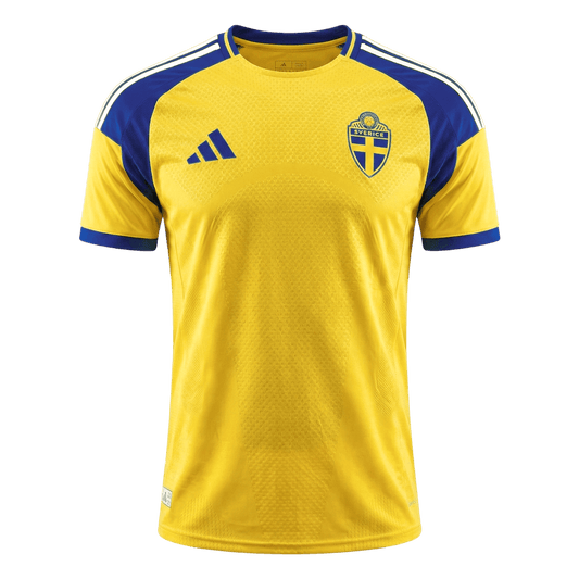 Men's Sweden World Cup 2026 Player Version Home Soccer Jersey - Slim Fit product view 1