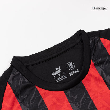 Men's AC Milan 2025/26 Home Long Sleeve Soccer Jersey product view 10