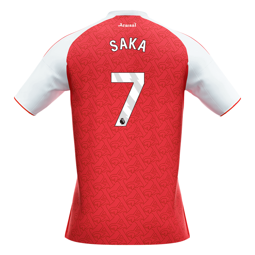 SAKA #7 Men's Arsenal 2025/26 Home Soccer Jersey Premium product view 10