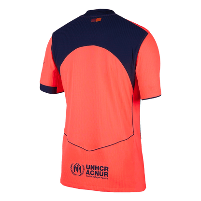 Men's Barcelona 2025/26 Player Version Third Away Soccer Jersey - Slim Fit