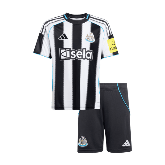 Kid's Newcastle United 2025/26 Home Soccer Jersey Kit