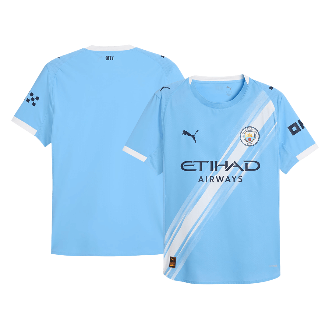 Men's Manchester City 2025/26 Player Version Home Soccer Jersey - Slim Fit product view 13
