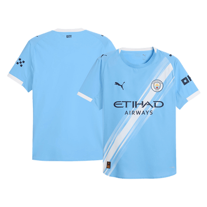 Men's Manchester City 2025/26 Player Version Home Soccer Jersey - Slim Fit product view 13