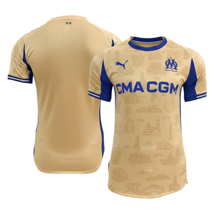 Men's Marseille 2025/26 Player Version Fourth Away Soccer Jersey - Slim Fit product view 10