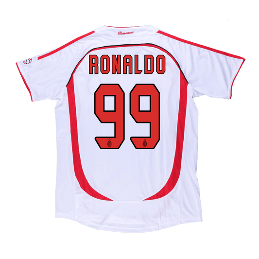 Retro RONALDO #99 Men's AC Milan UCL 2006/07 Away Soccer Jersey product view 1