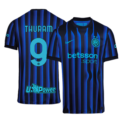 THURAM #9 Men's Inter Milan 2025/26 Home Soccer Jersey product view 1
