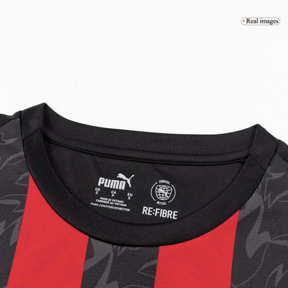 RAFA LEÃO #10 Men's AC Milan 2025/26 Home Soccer Jersey Premium product view 9