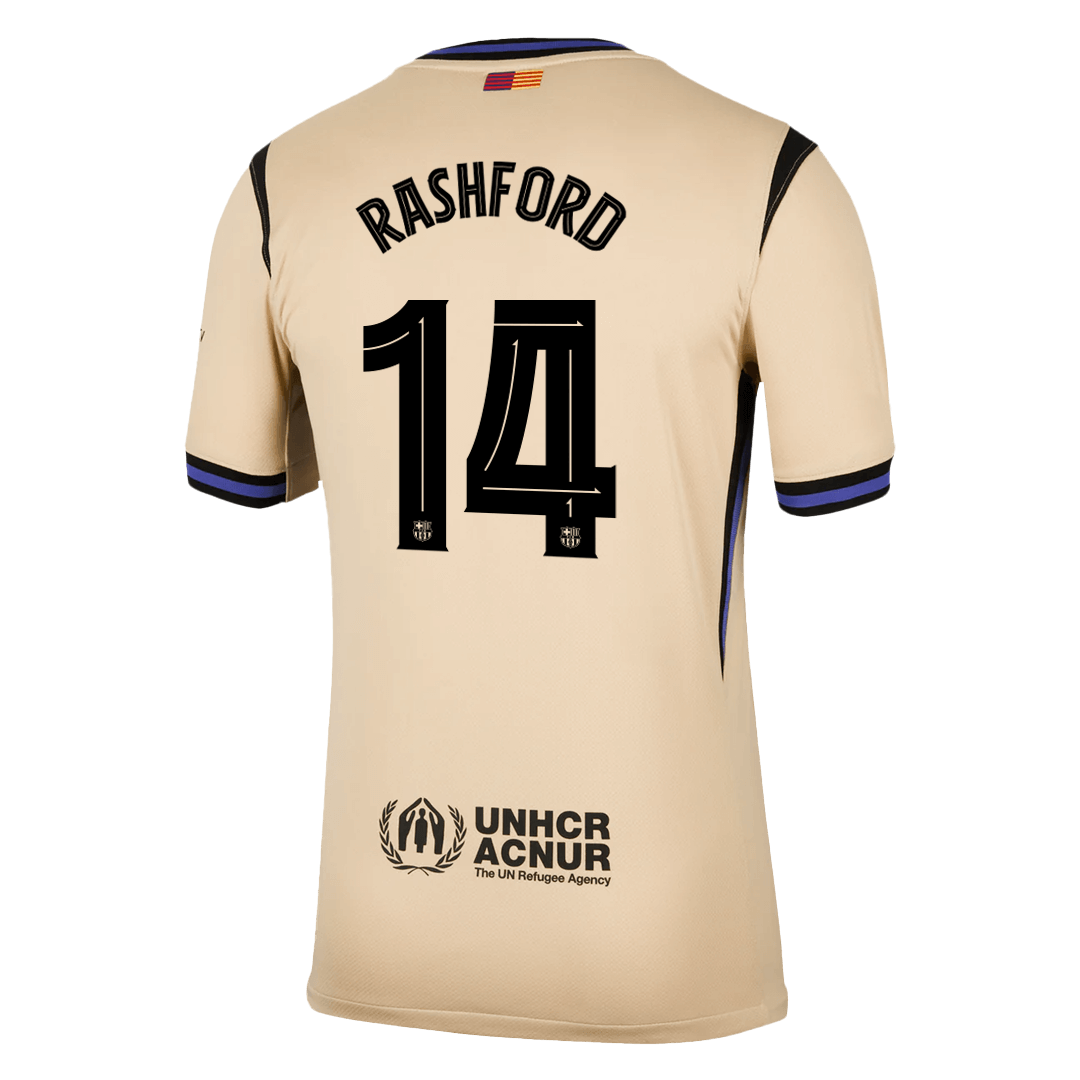 RASHFORD #14 Men's Barcelona UCL 2025/26 Away Soccer Jersey product view 13