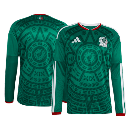 Men's Mexico World Cup 2026 Home Long Sleeve Soccer Jersey product view 8