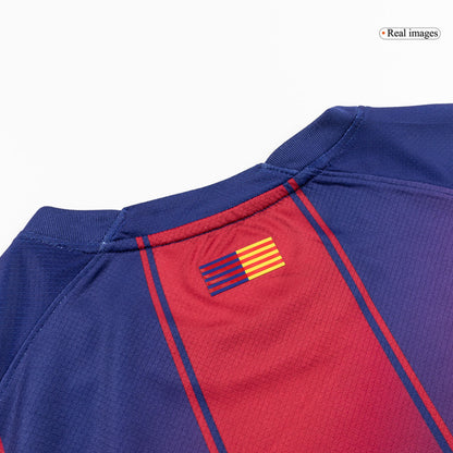 F.DE JONG #21 Men's Barcelona 2025/26 Home Soccer Jersey Premium product view 3