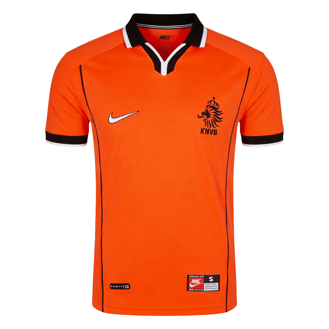 Retro Men's Netherlands World Cup 1998 Home Soccer Jersey product view 1