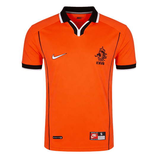 Retro Men's Netherlands World Cup 1998 Home Soccer Jersey product view 1