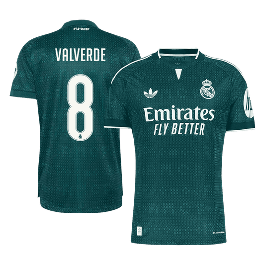 VALVERDE #8 Men's Real Madrid 2026/27 Player Version Away Soccer Jersey product view 1