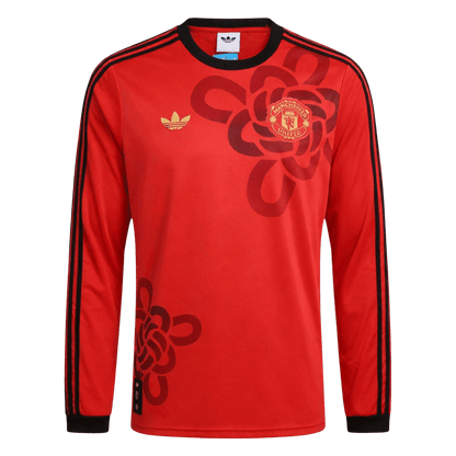 Men's Manchester United 2025/26 Long Sleeve Soccer Jersey