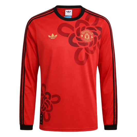 Men's Manchester United 2025/26 Long Sleeve Soccer Jersey