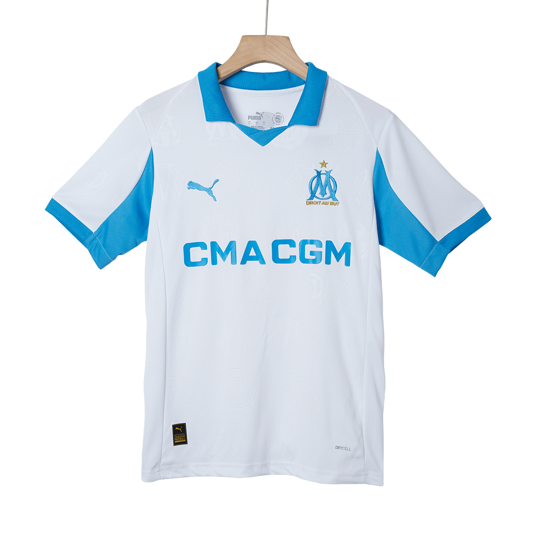 RABIOT #25 Men's Marseille 2025/26 Home Soccer Jersey product view 11