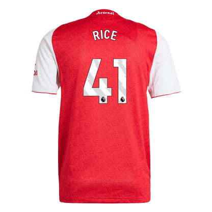 RICE #41 Men's Arsenal 2025/26 Player Version Home Soccer Jersey - Slim Fit product view 12