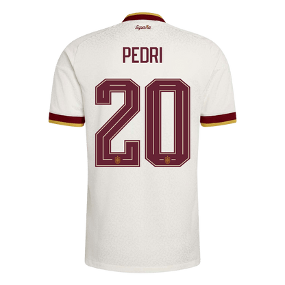 PEDRI #20 Men's Spain World Cup 2026 Player Version Away Soccer Jersey - Slim Fit product view 10
