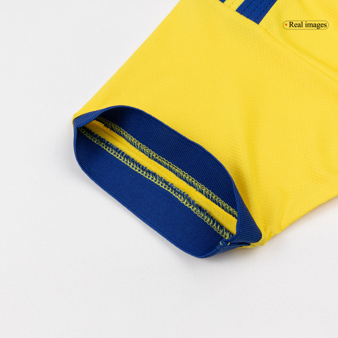 Men's Ukraine World Cup 2026 Player Version Home Soccer Jersey - Slim Fit product view 5