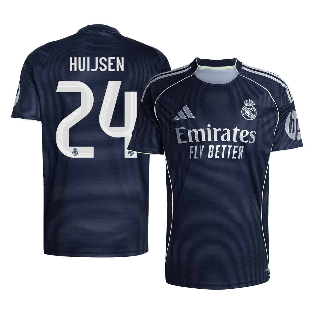 HUIJSEN #24 Men's Real Madrid 2025/26 Away Soccer Jersey Premium product view 1