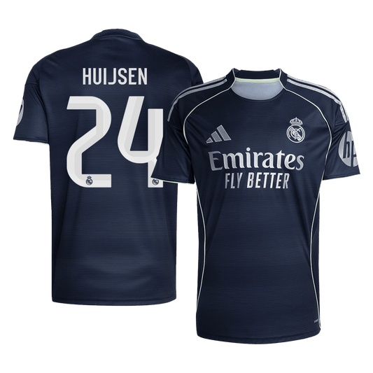 HUIJSEN #24 Men's Real Madrid 2025/26 Away Soccer Jersey Premium product view 1