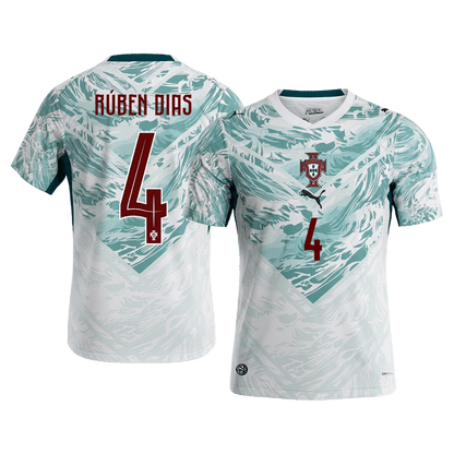 RÚBEN DIAS #4 Men's Portugal World Cup 2026 Away Soccer Jersey product view 1