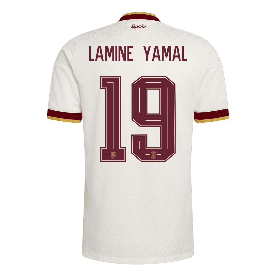 LAMINE YAMAL #19 Men's Spain World Cup 2026 Player Version Champion Edition Away Soccer Jersey product view 9