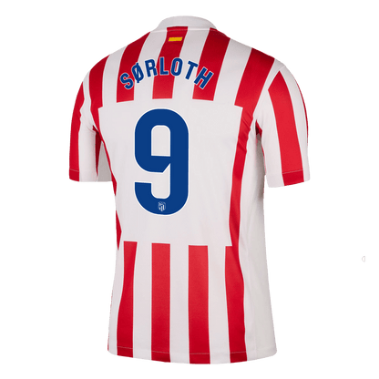 SØRLOTH #9 Men's Atletico Madrid 2025/26 Home Soccer Jersey product view 11