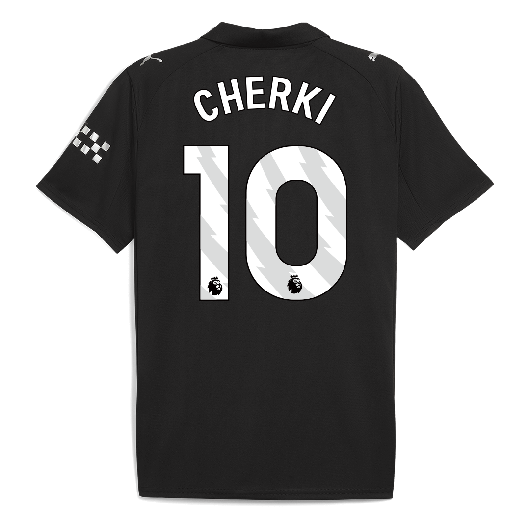 CHERKI #10 Men's Manchester City 2025/26 Away Soccer Jersey product view 8