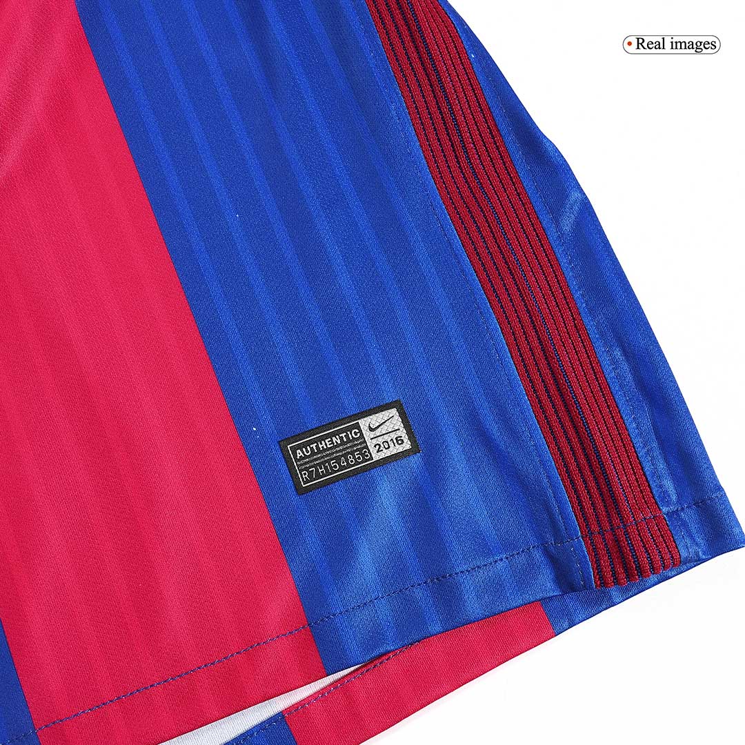 Retro MESSI #10 Men's Barcelona 2016/17 Home Soccer Jersey product view 5