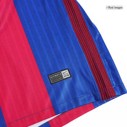 Retro MESSI #10 Men's Barcelona 2016/17 Home Soccer Jersey product view 5
