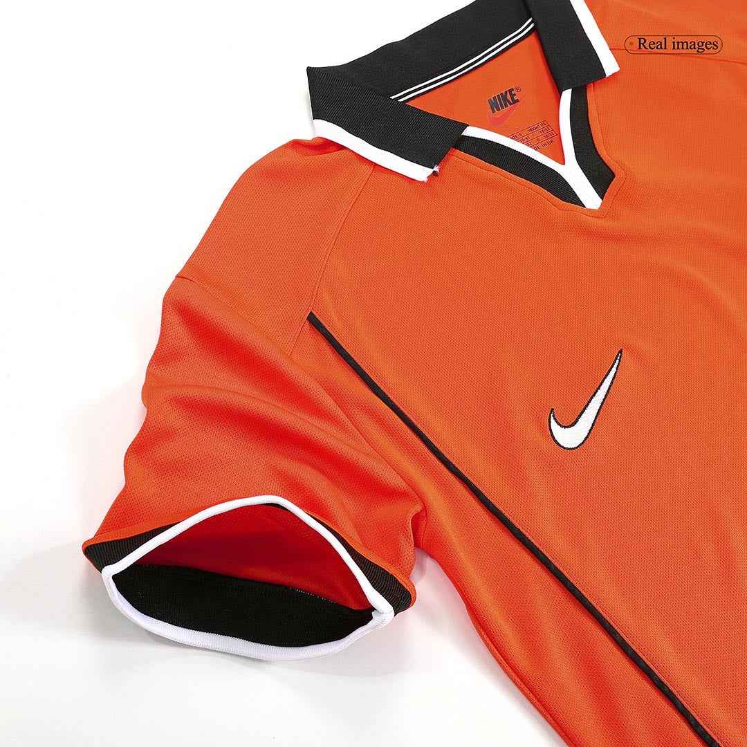 Retro Men's Netherlands World Cup 1998 Home Soccer Jersey product view 4