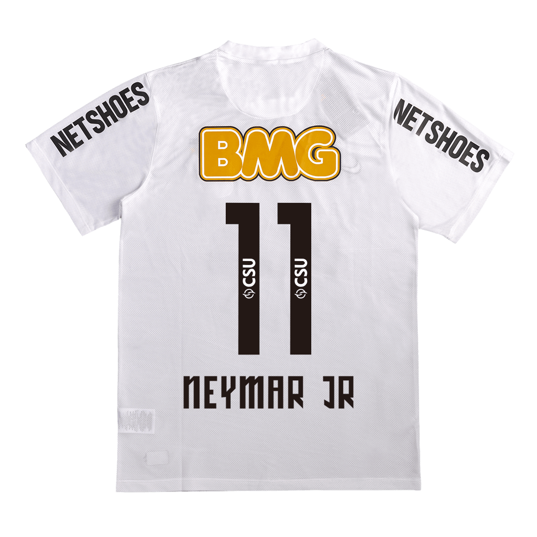 Retro NEYMAR JR #11 Men's Santos FC 2012 Home Soccer Jersey product view 1