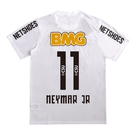 Retro NEYMAR JR #11 Men's Santos FC 2012 Home Soccer Jersey product view 1
