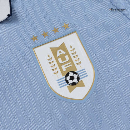 Men's Uruguay World Cup 2026 Player Version Home Soccer Jersey - Slim Fit product view 7