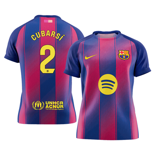CUBARSÍ #2 Men's Barcelona 2025/26 Home Soccer Jersey Premium product view 1