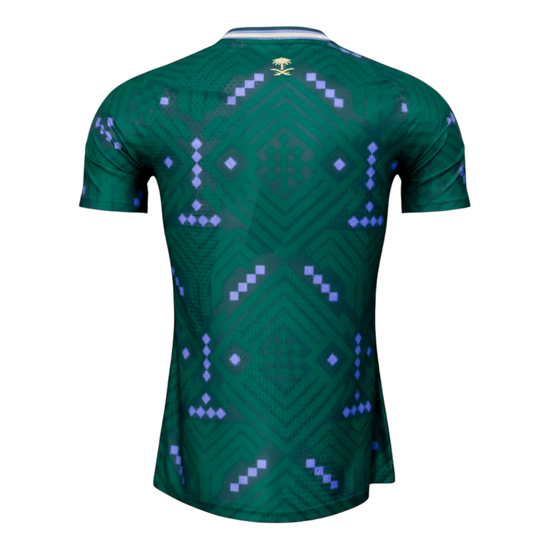 Men's Saudi Arabia World Cup 2026 Player Version Home Soccer Jersey - Slim Fit product view 10