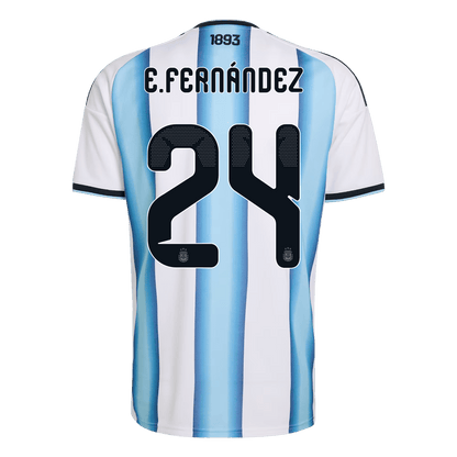 E. FERNÁNDEZ #24 Men's Argentina World Cup 2026 Home Soccer Jersey Premium product view 10