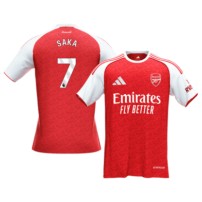 SAKA #7 Men's Arsenal 2025/26 Home Soccer Jersey Premium product view 1
