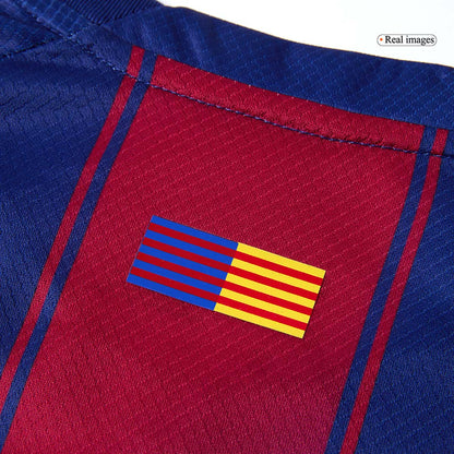 Kid's Barcelona 2025/26 Home Soccer Jersey Kit [PREMIUM]