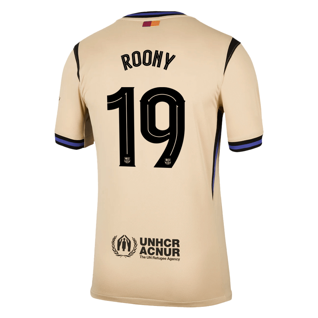 ROONY #19 Men's Barcelona UCL 2025/26 Away Soccer Jersey product view 13