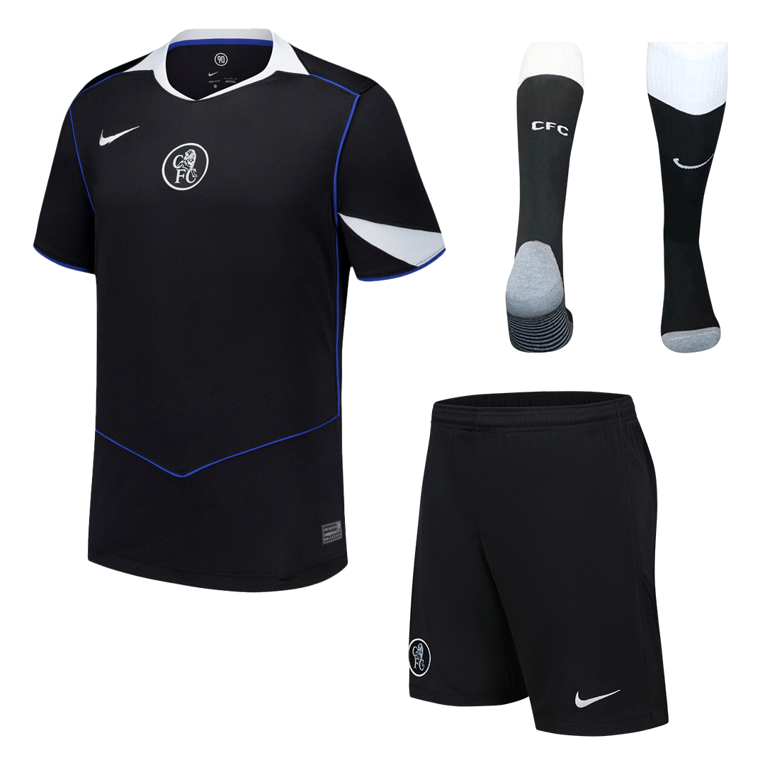 Men's Chelsea 2025/26 Third Away Soccer Jersey Full Kit