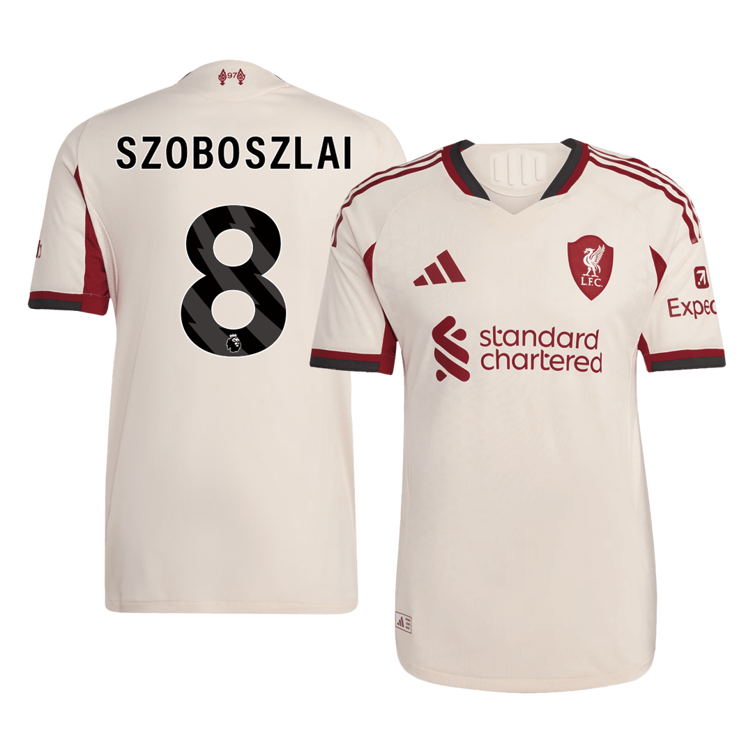 SZOBOSZLAI #8 Men's Liverpool 2025/26 Player Version Away Soccer Jersey - Slim Fit product view 1