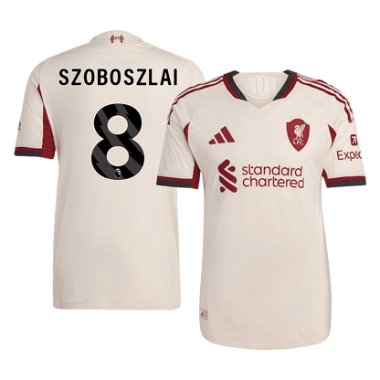 SZOBOSZLAI #8 Men's Liverpool 2025/26 Player Version Away Soccer Jersey - Slim Fit product view 1