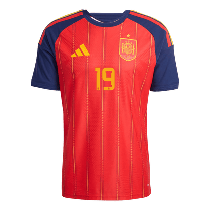 LAMINE YAMAL #19 Men's Spain World Cup 2026 Player Version Home Soccer Jersey - Slim Fit product view 3