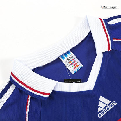 Retro HENRY #12 Men's France World Cup 1998 Home Soccer Jersey product view 7