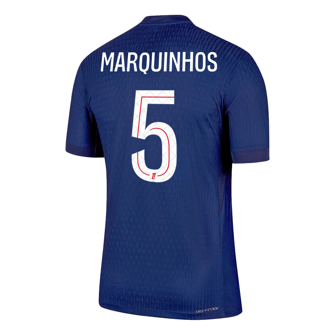 MARQUINHOS #5 Men's PSG 2025/26 Player Version Home Soccer Jersey - Slim Fit product view 9