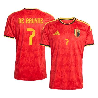 DE BRUYNE #7 Men's Belgium World Cup 2026 Home Soccer Jersey product view 1
