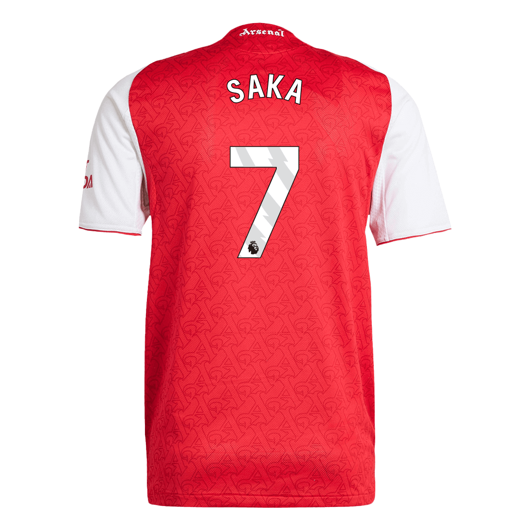 SAKA #7 Men's Arsenal 2025/26 Player Version Home Soccer Jersey - Slim Fit product view 12