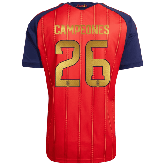 CAMPEONES #26 Men's Spain World Cup 2026 Home Soccer Jersey Premium product view 1